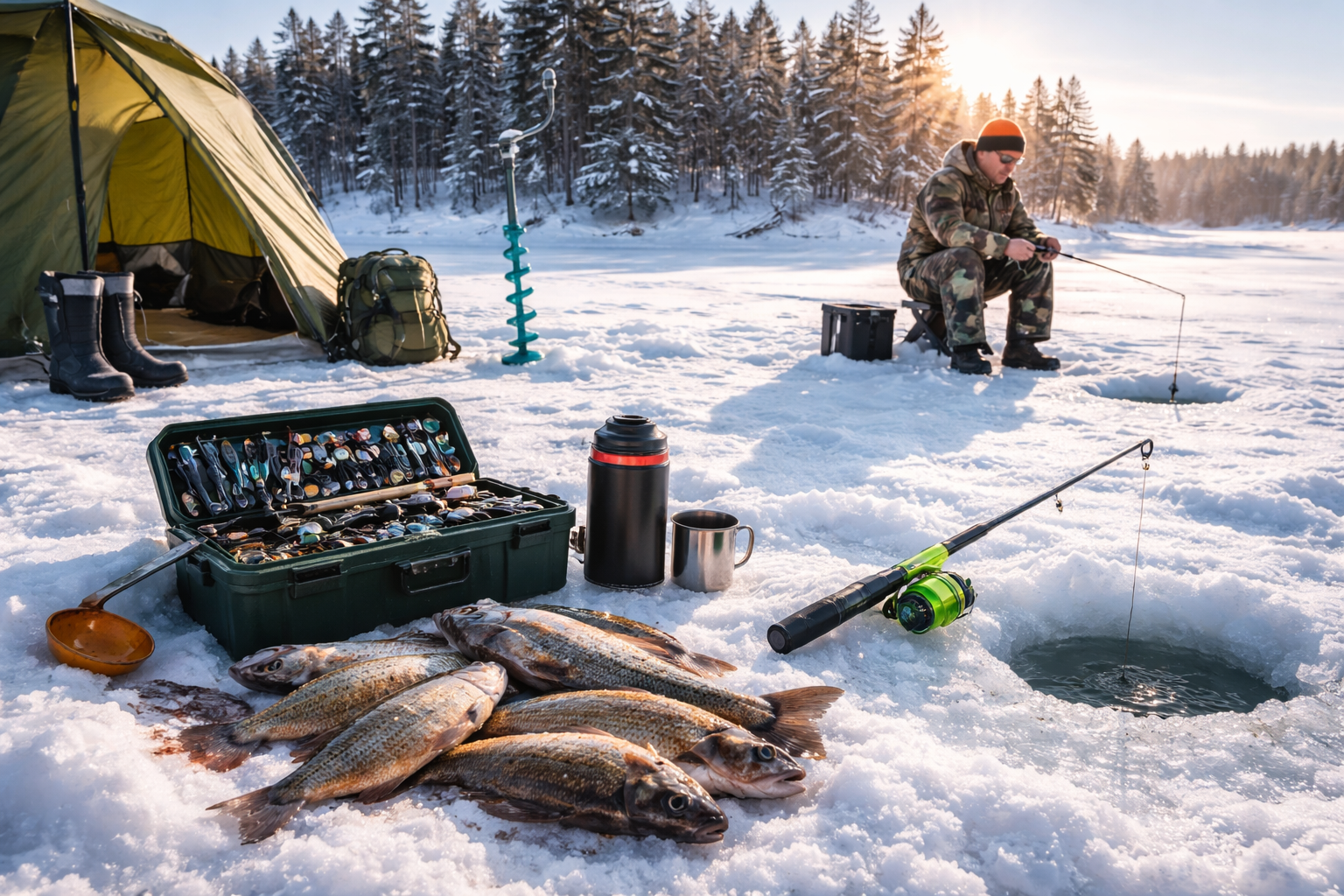 Pesca de invierno con  Splashshiftconi  : rutas y foro